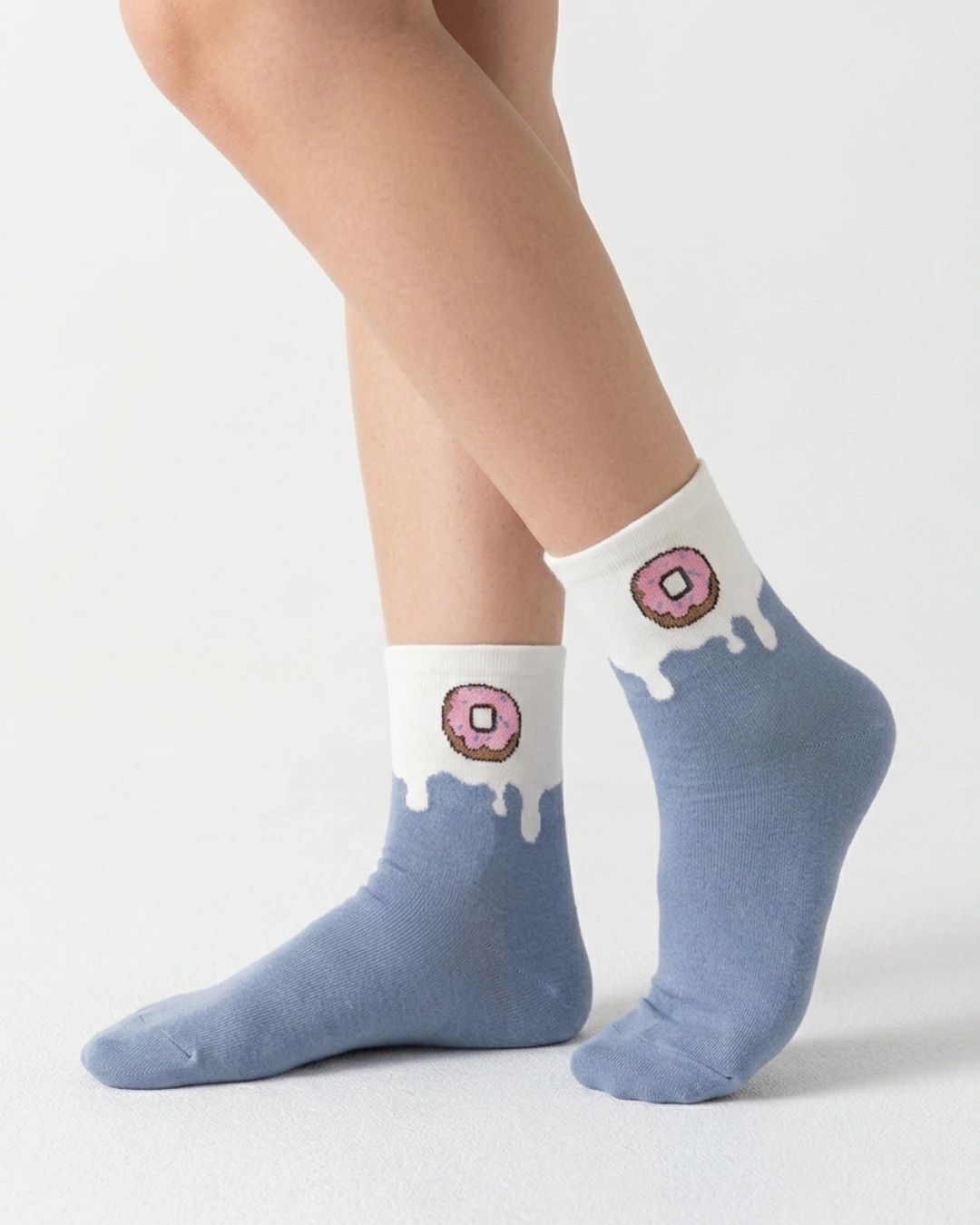 Pizza & Donut Low Ankle Socks